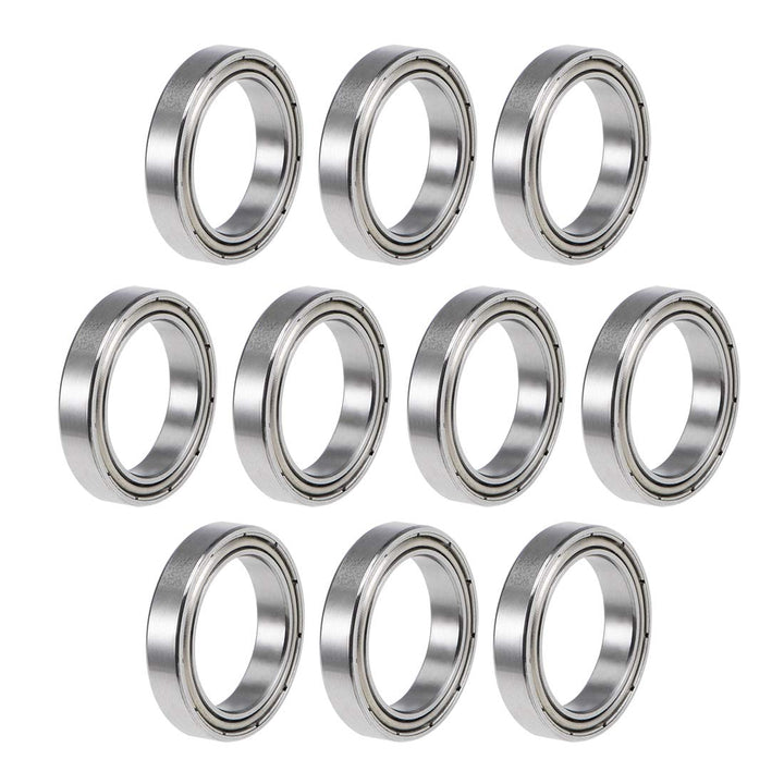 6702ZZ Deep Groove Ball Bearings Z2 15mm x 21mm x 4mm Double Shielded Chrome Steel 10pcs