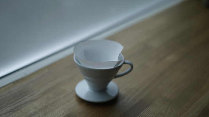 V60 Paper Coffee Filter, Size 01, White, 100ct Box
