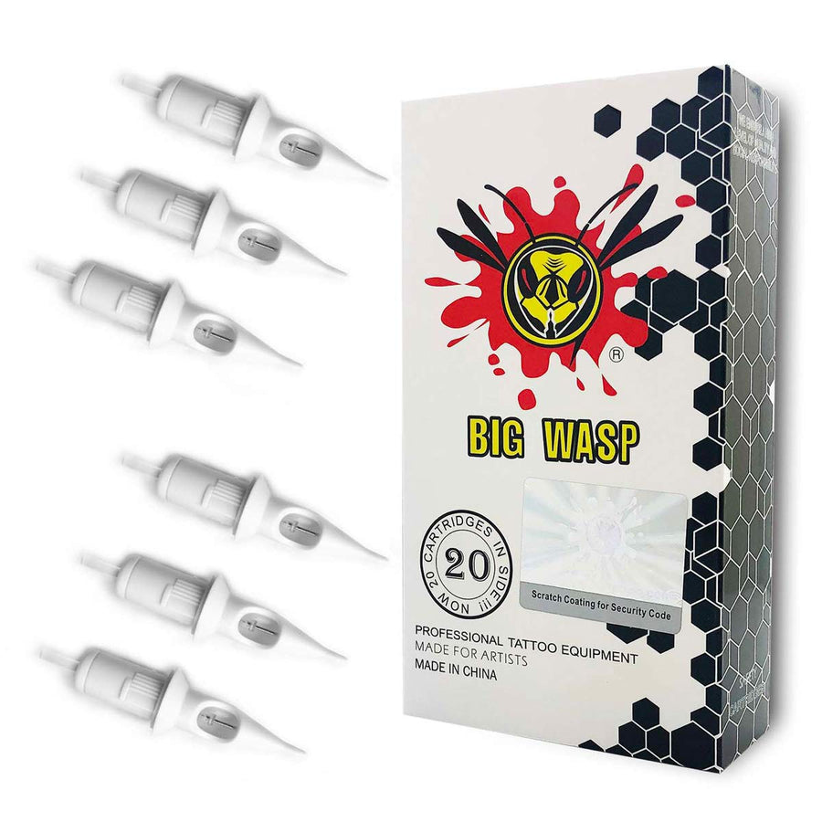 35/09RS : Professional 9RS Disposable Tattoo Needle Cartridge 9 Round Shader 20Pcs