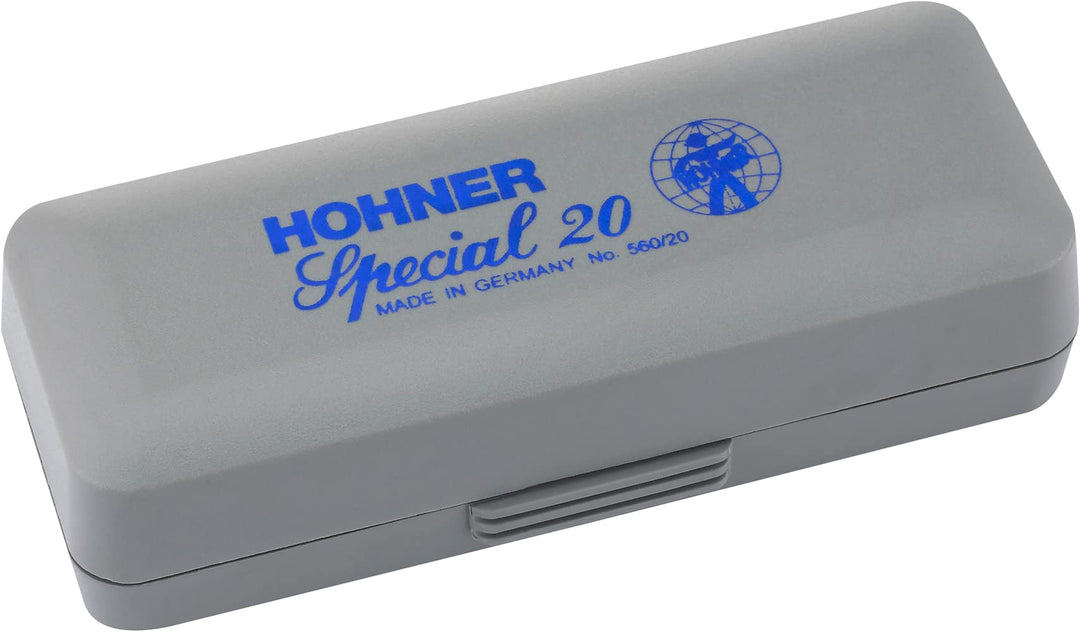 Harmonica (E Flat, Plastic, Silver, Black, Classic Line, Special Country models tuning)