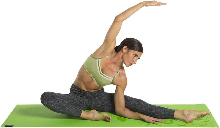 Printed Yoga Mat - Green,GOFGFPYMGRN