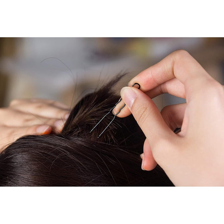 2-Inch: Hair Pins - 540-Count U-Shaped Hairpins, Bun Bobby Pins, Hair Clips For Updo Hairstyles, Hair Styling Accessories, Black, 2 Inches