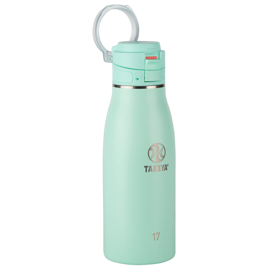 17 Oz Traveler Stainless Steel Insulated Travel Coffee Mug with Locking Leak Proof Lid, Premium Quality, BPA Free, Aqua