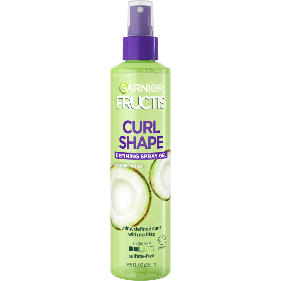 Fructis Style Curl Shape Defining Spray Gel, Curly Hair, 8.5 Fl Oz