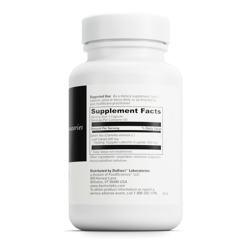 Labs Green Tea-70 - Nutritional Supplement to Support The Immune System, Cardiovascular and Cholesterol Health - with Green Tea Extract - Decaffeinated - Gluten-Free -60 Vegetarian Capsules