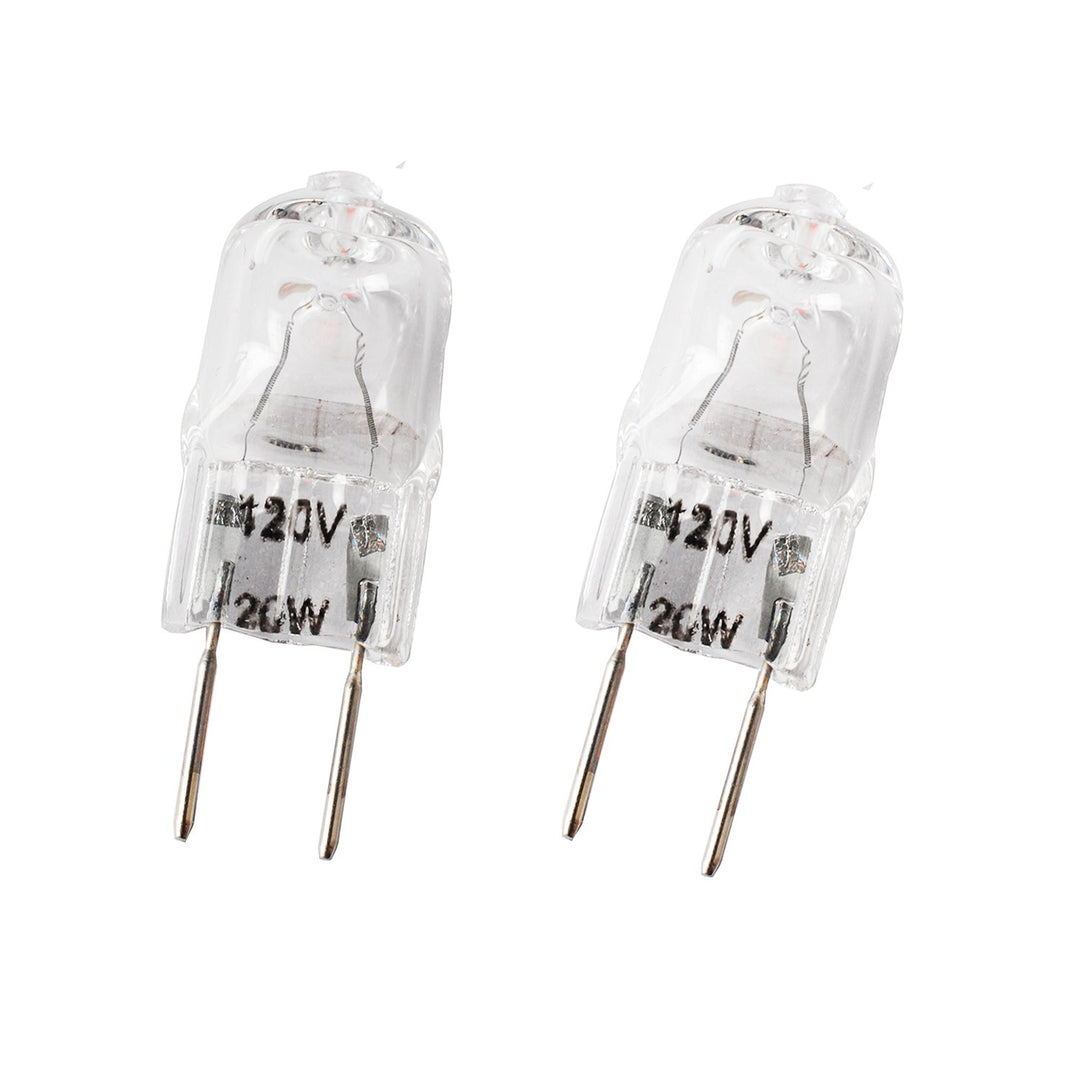 WB36X10213 Microwave Light Bulbs G8 120V 20W Bulb Compitable with G-E Halogen Oven Parts (2 Packs) WB25X10019 WB08X10050 WB36X10246