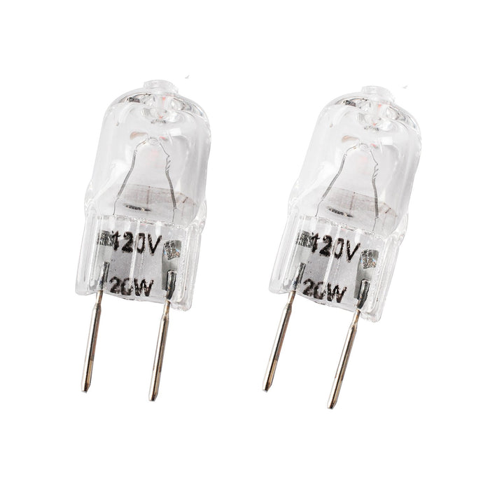 WB36X10213 Microwave Light Bulbs G8 120V 20W Bulb Compitable with G-E Halogen Oven Parts (2 Packs) WB25X10019 WB08X10050 WB36X10246
