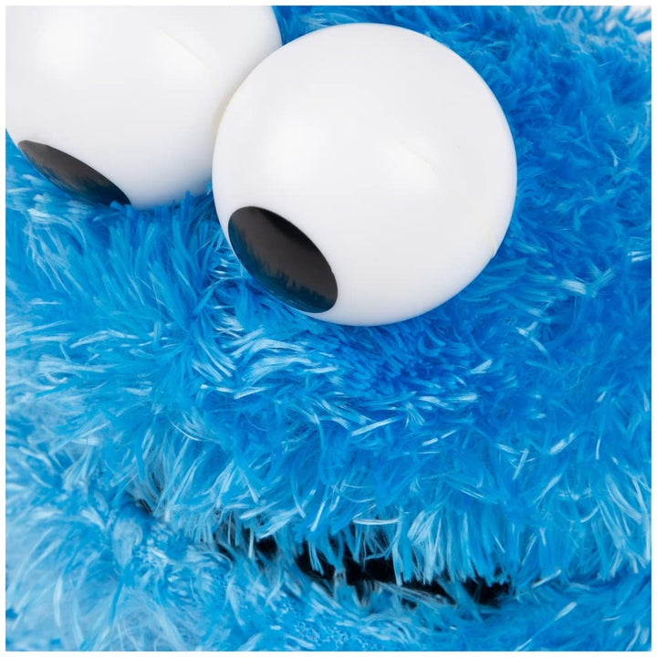 Sesame Street Official Cookie Monster Muppet Plush Hand Puppet, Premium Plush Toy for Ages 1 & Up, Blue, 11”