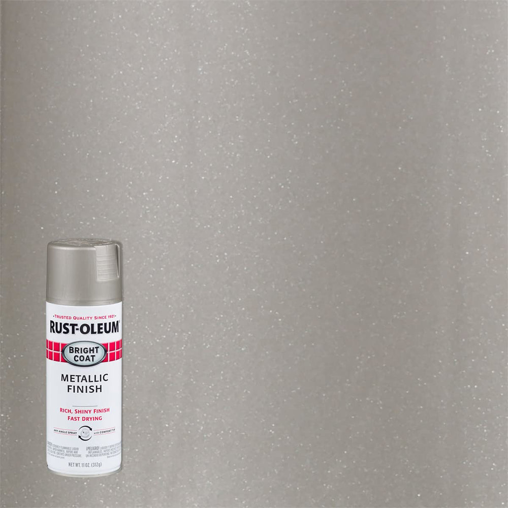 7718830 Stops Rust Bright Coat Metallic Spray Paint, 11 Ounce (Pack of 1), Chrome