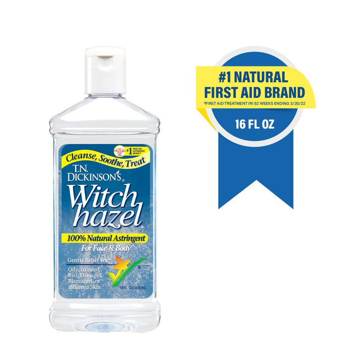 Dickinson's T.N. Astringent, 100% Natural, Witch Hazel & Aloe, 16 Fl Oz