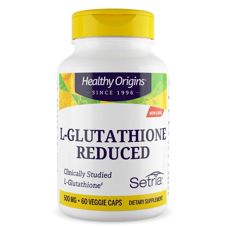 L-Glutathione 500 mg (Setria, Non-GMO, Gluten Free, Antioxidant, Immune Support, Skin Support), 60 Veggie Caps