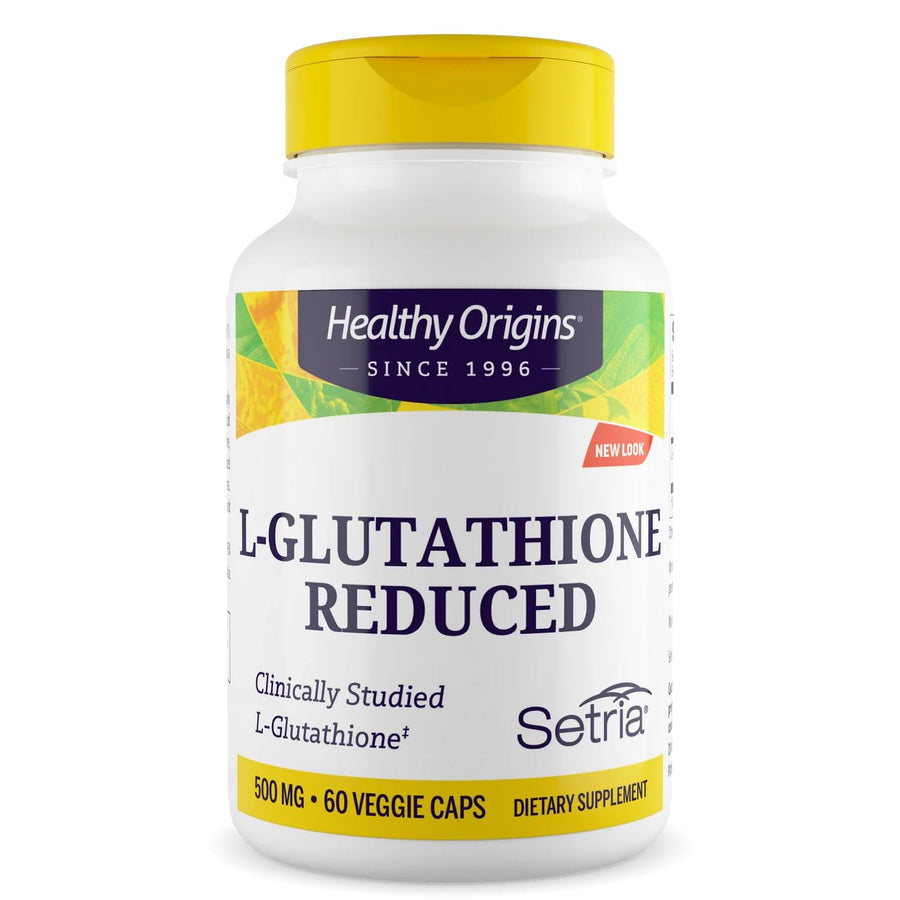 L-Glutathione 500 mg (Setria, Non-GMO, Gluten Free, Antioxidant, Immune Support, Skin Support), 60 Veggie Caps