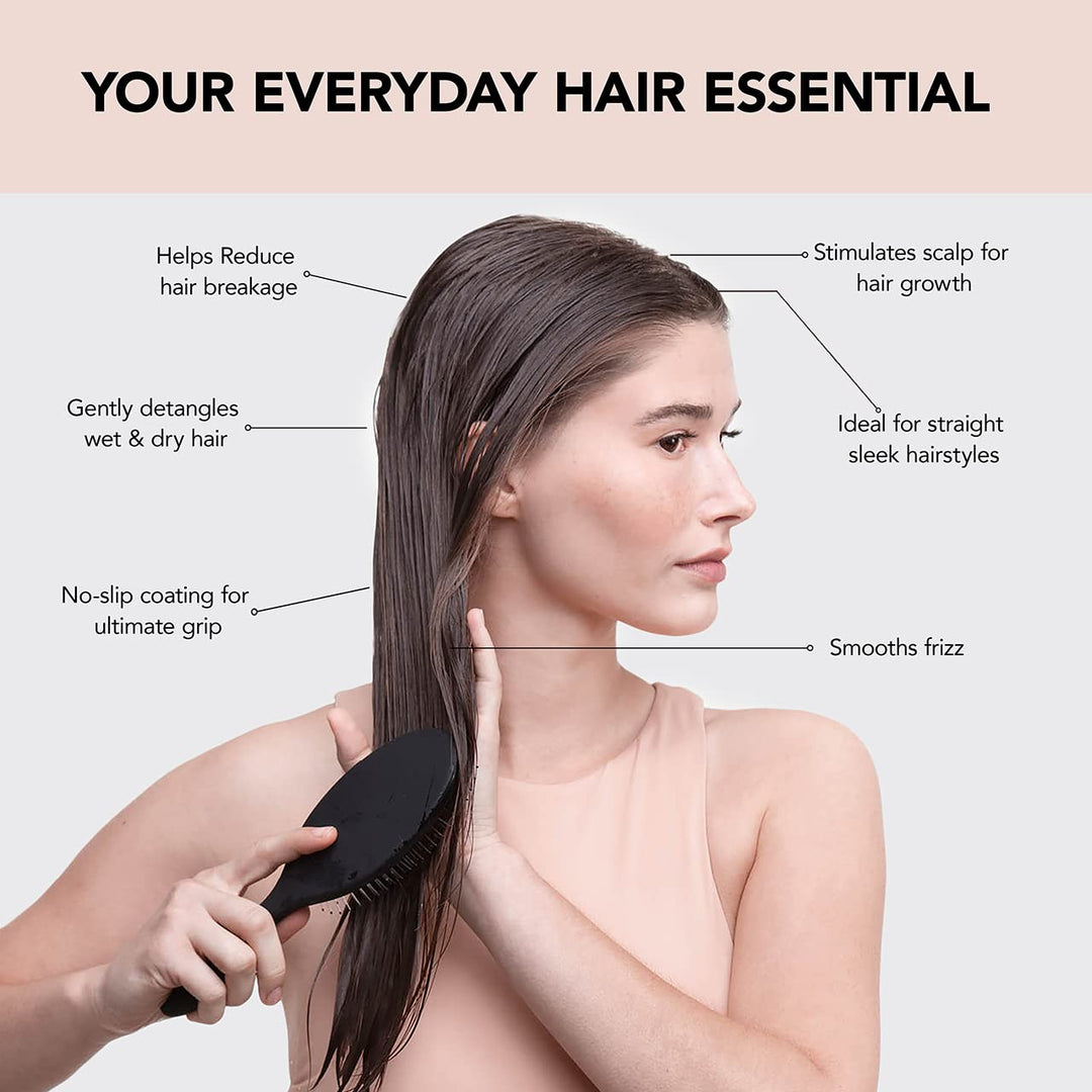 Kitsch Premium Wet & Dry Brush for Women, for Frizz-free Healthy Hair and Easy Combing