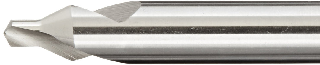 D1C90 High Speed Steel Long Length Center Drill Bit, Uncoated (Bright), Slow Spiral, 60 Degree, 3/64 Diameter x 4 Length (Pack of 1)