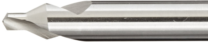 D1C90 High Speed Steel Long Length Center Drill Bit, Uncoated (Bright), Slow Spiral, 60 Degree, 3/64 Diameter x 4 Length (Pack of 1)
