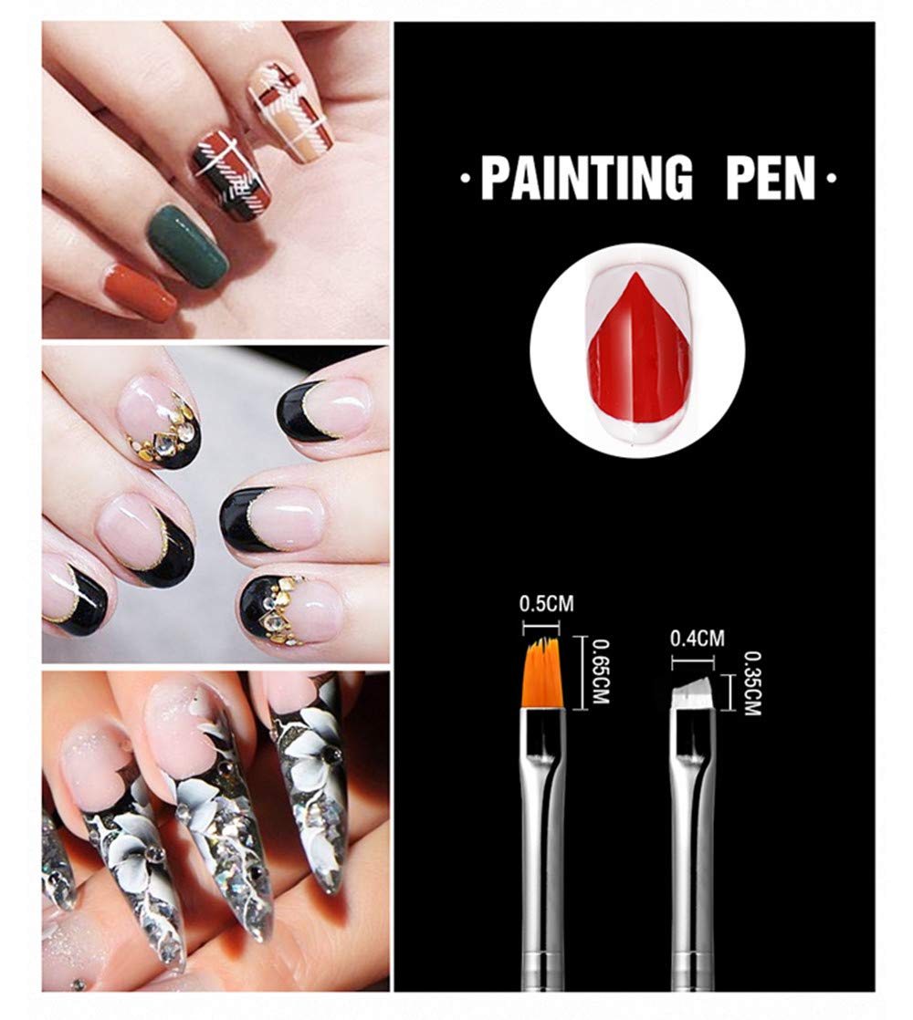 20PCS Nail Art Design Dotting Painting Drawing Polish Brush Pen Tools