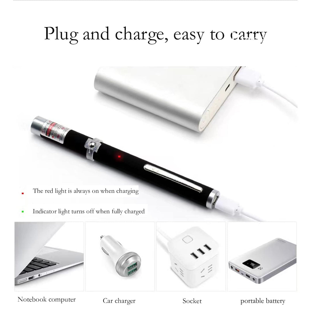 Presenter, Remote Presentation Controller, USB Charging PPT Presenter, Suitable for Training Presentations, Sand Table Presentations, and Sales Guidance