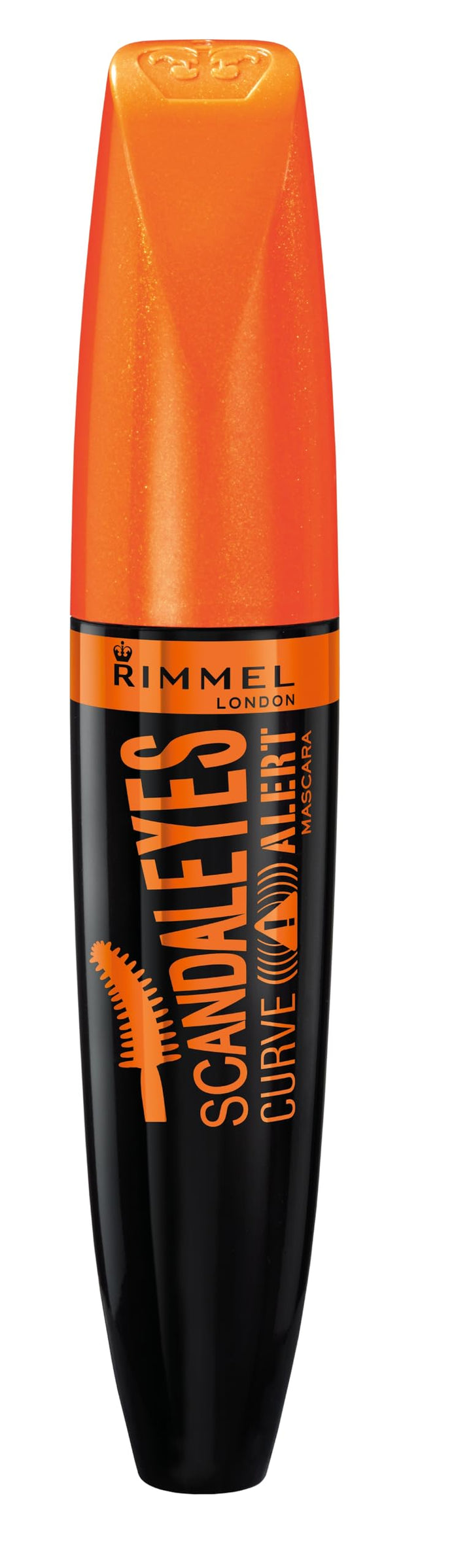 London Scandaleyes Curve Alert Mascara, Volumizing, Curls, Plumps, 001, Black, 0.41oz