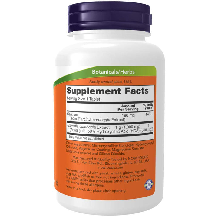 Supplements, Garcinia (Garcinia Cambogia) 1,000 mg, Healthy Metabolism*,Weight Loss, 120 Tablets