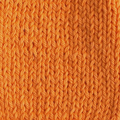 10200101628 Sugar 'N Cream The Original Solid Yarn, 2.5oz, Medium 4 Gauge, 100% Cotton - Hot Orange - Machine Wash & Dry
