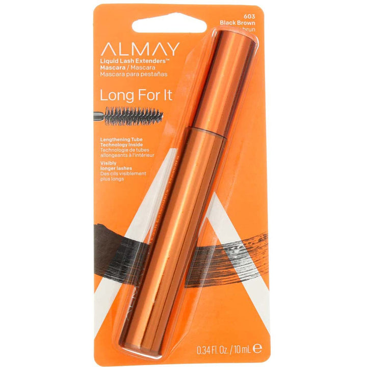 Liquid Lash Extenders Mascara, Black Brown, 1.1 Fluid Ounce