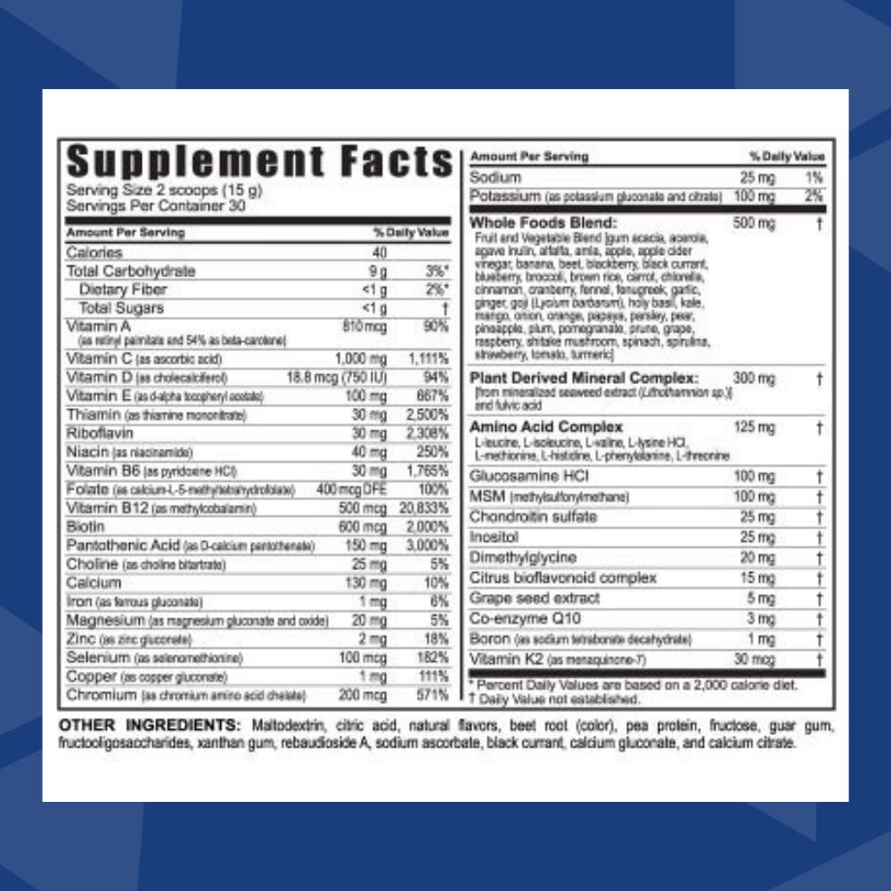 Beyond Tangy Tangerine - Original Formula | Multi-Vitamin & Mineral Complex | Made with Natural & Whole Foods | 5,745 ORAC | 6 Pack