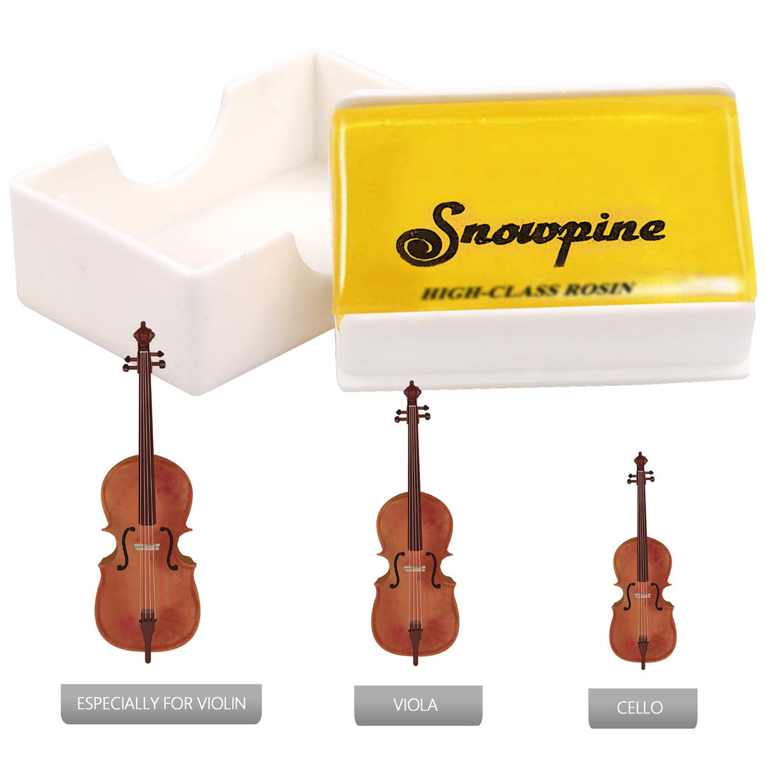 2 Pack Violin Rosin, Light Low Dust Rosin, Rosin for Violin Bow, Rosin Violin for Violin Viola Cello Bowed String