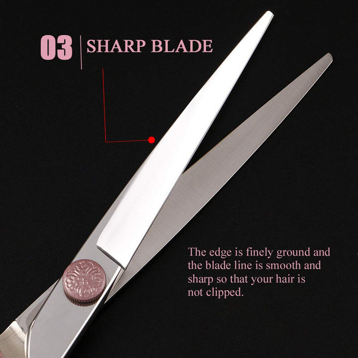 Hair Thinning Scissors Cutting Teeth Shears Professional Barber Hairdressing Texturizing Salon Razor Edge Scissor Japanese Stainless Steel 6.0 inch
