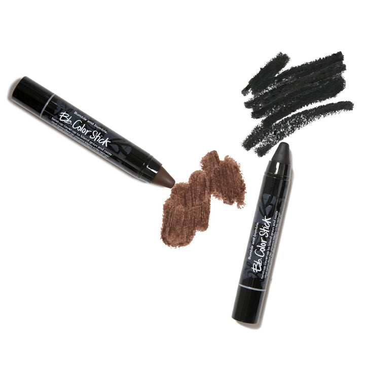 Color Stick Gray Hair + Root Coverup in Natural Brown + Black Shades, Black, 0.12 oz.