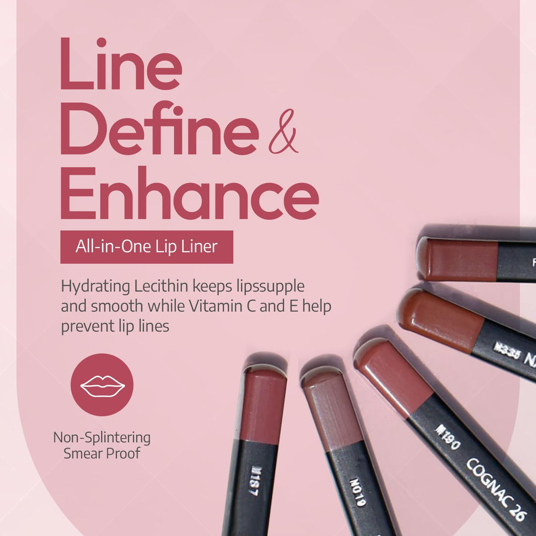 Sorme Cosmetics Waterproof Smear Proof Lip Liner, Cappuccino, 0.06 Ounce