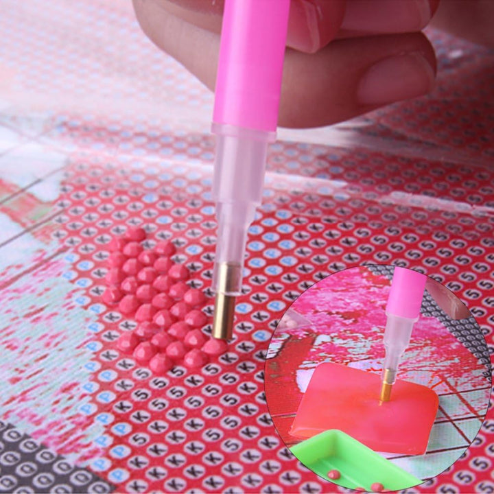 60 Pcs 5D Diamond Painting Glue Clay, Environmental DIY Painting Glue Clay Diamond Painting Glue Clay Wax Embroidery Cross-Stitch Painting Set Tool for Diamond Painting (2x2cm)