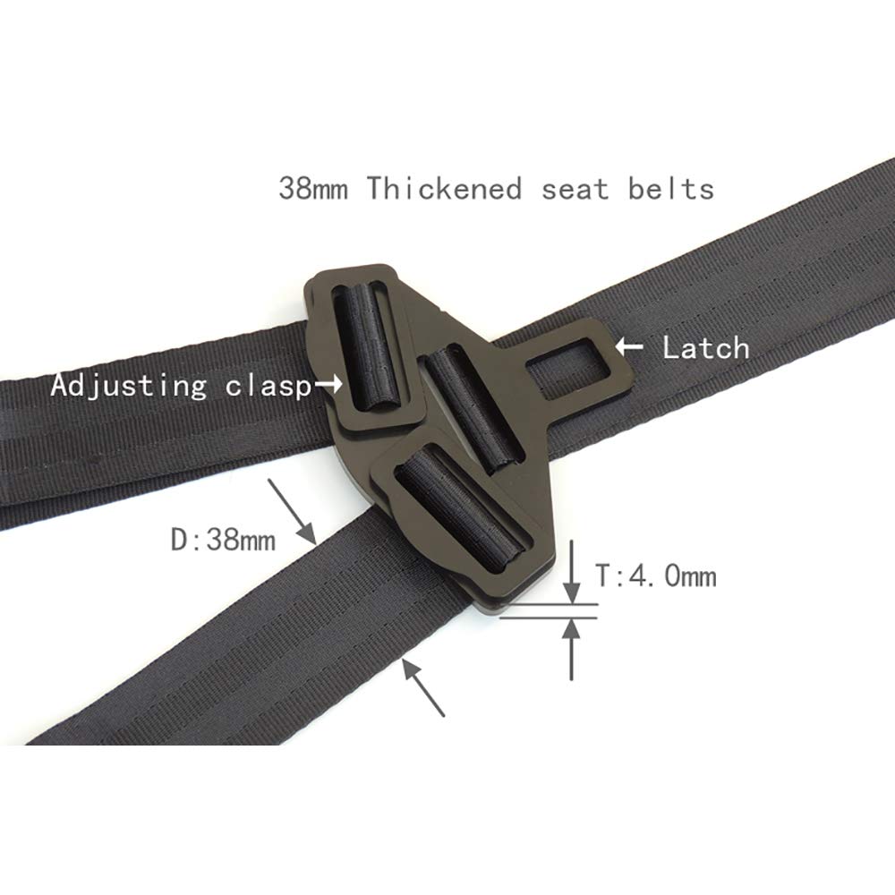 Universal Latch ISOFIX Belt Interfaces Guide Retainer Thicken Steel Car Seat Bracket