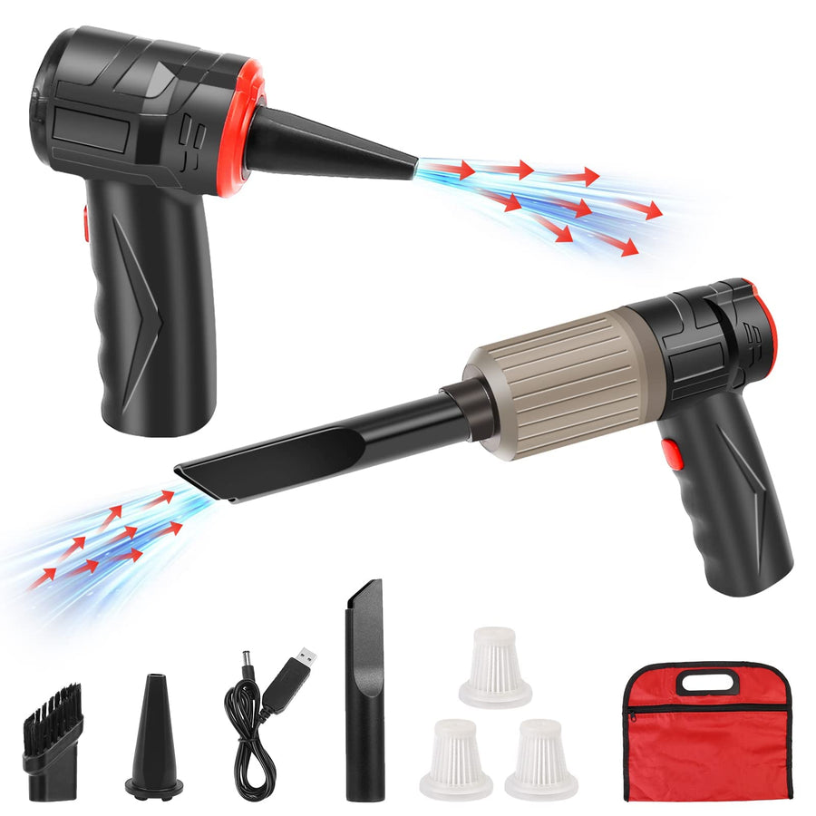 Cordless Handheld Vacuum, Electric Air Duster, Mini Vacuum Strong Suction to Keep All Sort of Electronics Dust Free, Blasting Dust Out of Gaming PC, Car and More Devices