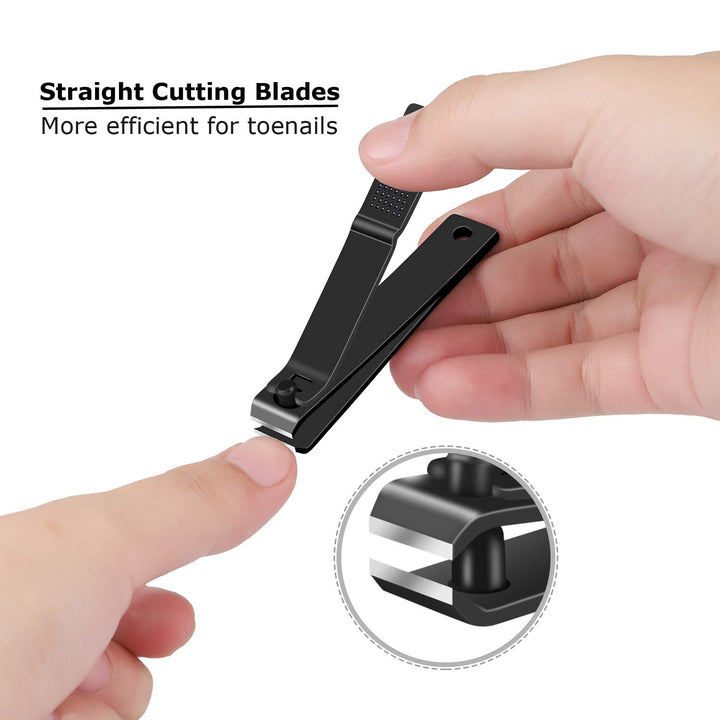 Nail Clippers Set - Sharpest Fingernail & Toenail Clippers with Nail File, Perfect Nail Cutter and Cuticle Trimmer for Men & Women