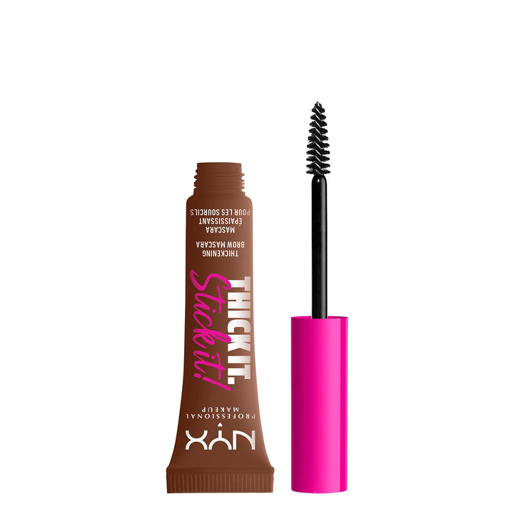 PROFESSIONAL MAKEUP Thick It Stick It Thickening Brow Mascara, Eyebrow Gel - Rich Auburn