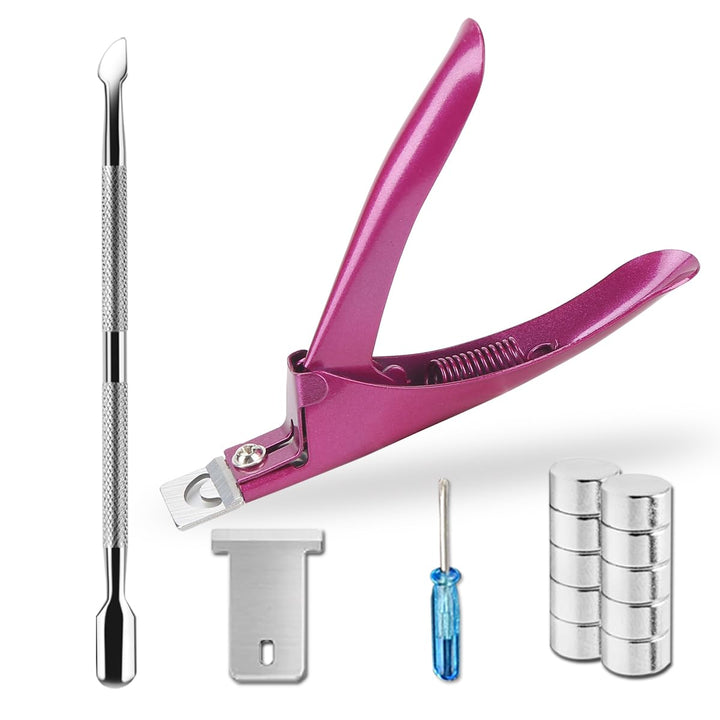 Dr.Nail Professional Adjustable Fake Nail Clipper Stainless Steel Acrylic Nail Cutter Fake Nail Clippers Nail Tip Trimmer for Artificial Nail Art Manicure Tools Clip Tool …