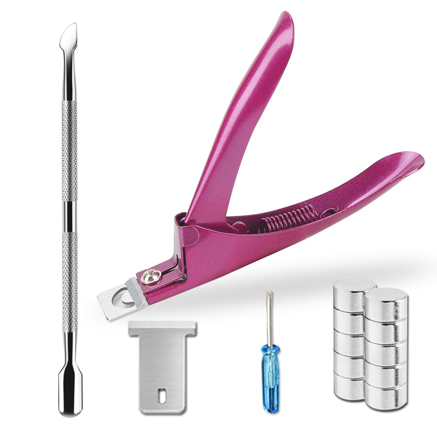 Dr.Nail Professional Adjustable Fake Nail Clipper Stainless Steel Acrylic Nail Cutter Fake Nail Clippers Nail Tip Trimmer for Artificial Nail Art Manicure Tools Clip Tool …