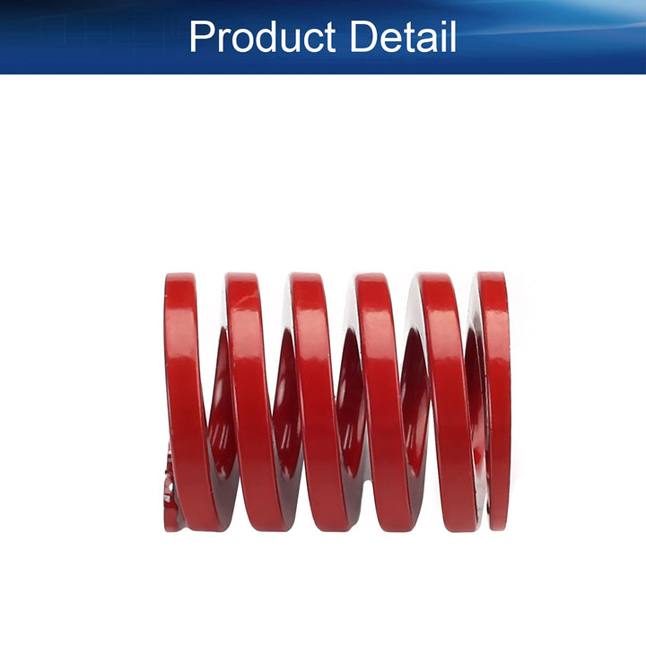 20mm OD 10mm ID 25mm Long Spiral Stamping Middle Load Compression Mould Die Spring, for Mechanical Equipment 3D Printer Accessories Red Tone 1pcs