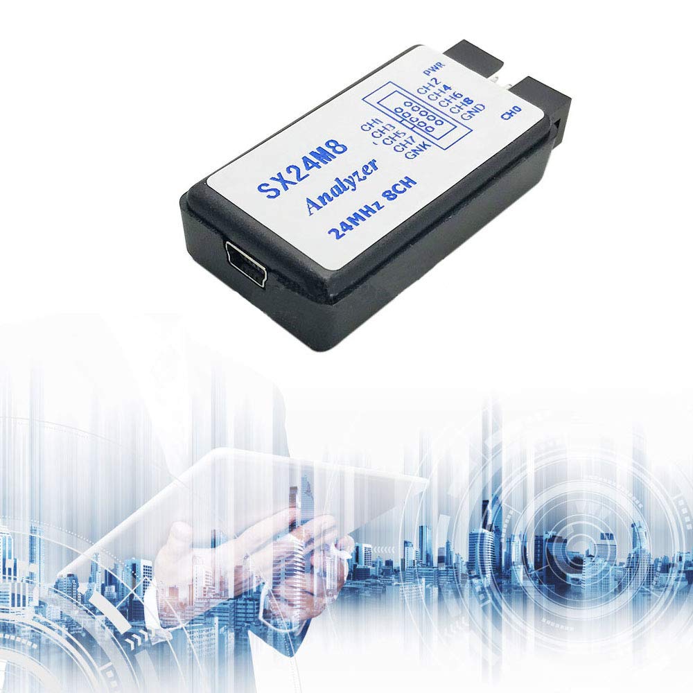 1Set USB Logic Analyzer Device Set USB Cable 24MHz 8CH 24MHz 8 Channel UART IIC SPI Debug for Arduino ARM FPGA M100 Hot