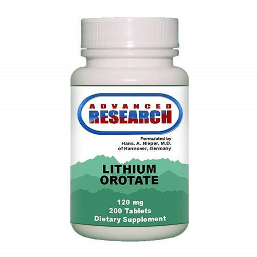Dr. Hans Nieper Lithium Orotate Tablets, 120 mg, 200 Count