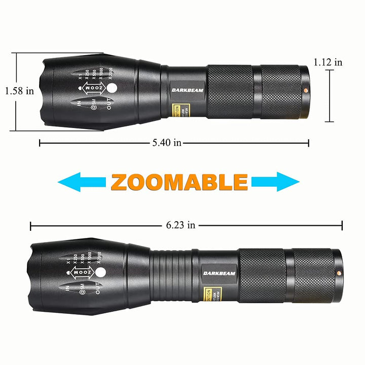 UV 365nm and 395nm Light Wood's lamp Blacklight Ultraviolet Flashlight LED Portable Mini Handheld Torch, Detector for Dog Urine Pet Stains Anti-counterfeiting Identification, Resin Curing