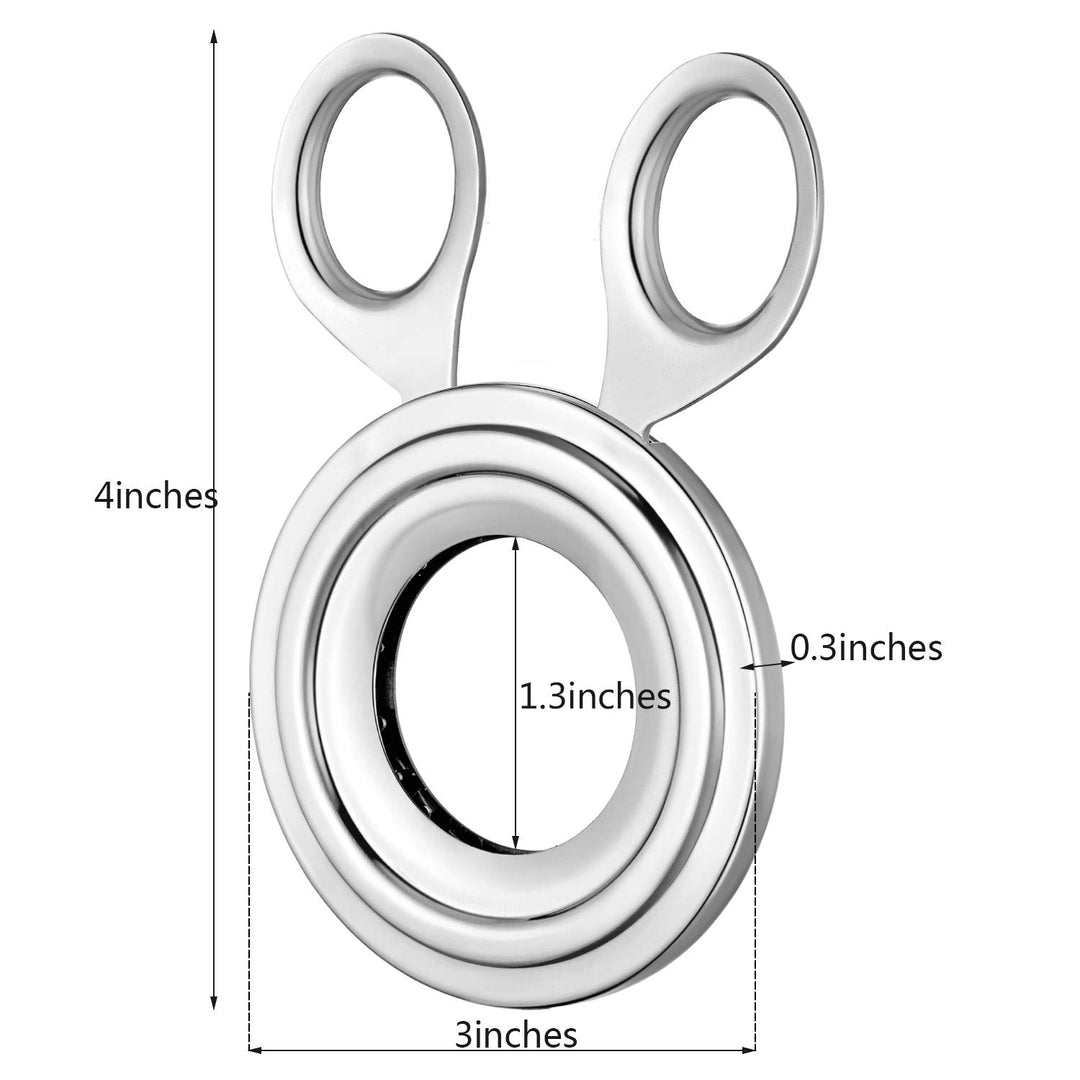 2 Pieces Egg Topper Cutter Stainless Steel Boiled Egg Cutter Cracker Egg Shell Scissors Opener for Kitchen Tool Supply
