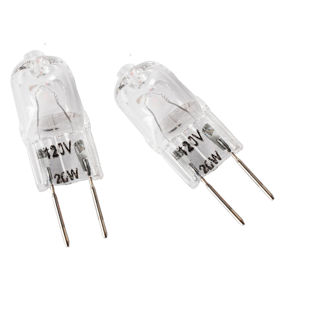 WB36X10213 Microwave Light Bulbs G8 120V 20W Bulb Compitable with G-E Halogen Oven Parts (2 Packs) WB25X10019 WB08X10050 WB36X10246