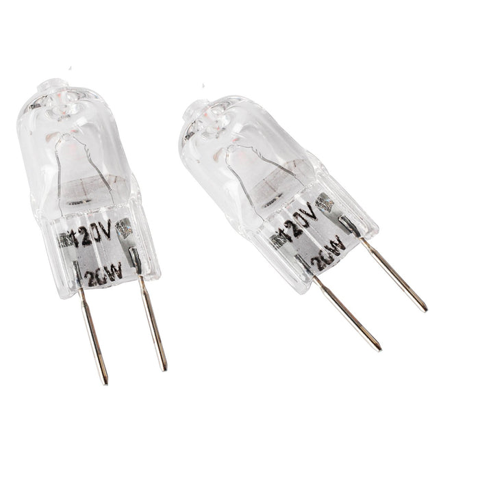 WB36X10213 Microwave Light Bulbs G8 120V 20W Bulb Compitable with G-E Halogen Oven Parts (2 Packs) WB25X10019 WB08X10050 WB36X10246