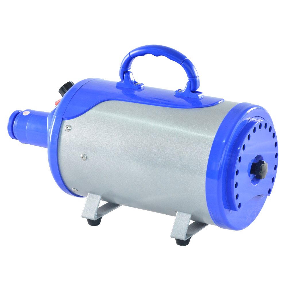 Groomer Partner Pet Hair Force Dryer Dog Grooming Blower with Heater (Blue)