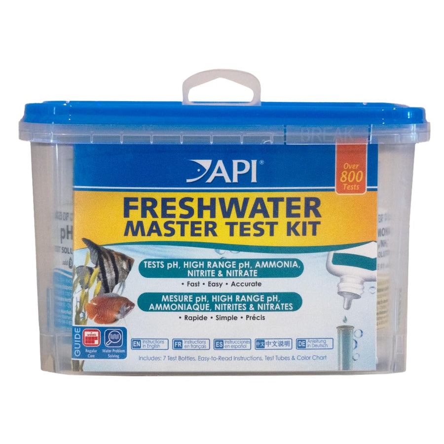 FRESHWATER MASTER TEST KIT 800-Test Freshwater Aquarium Water Master Test Kit, White, Single, Multi-colored