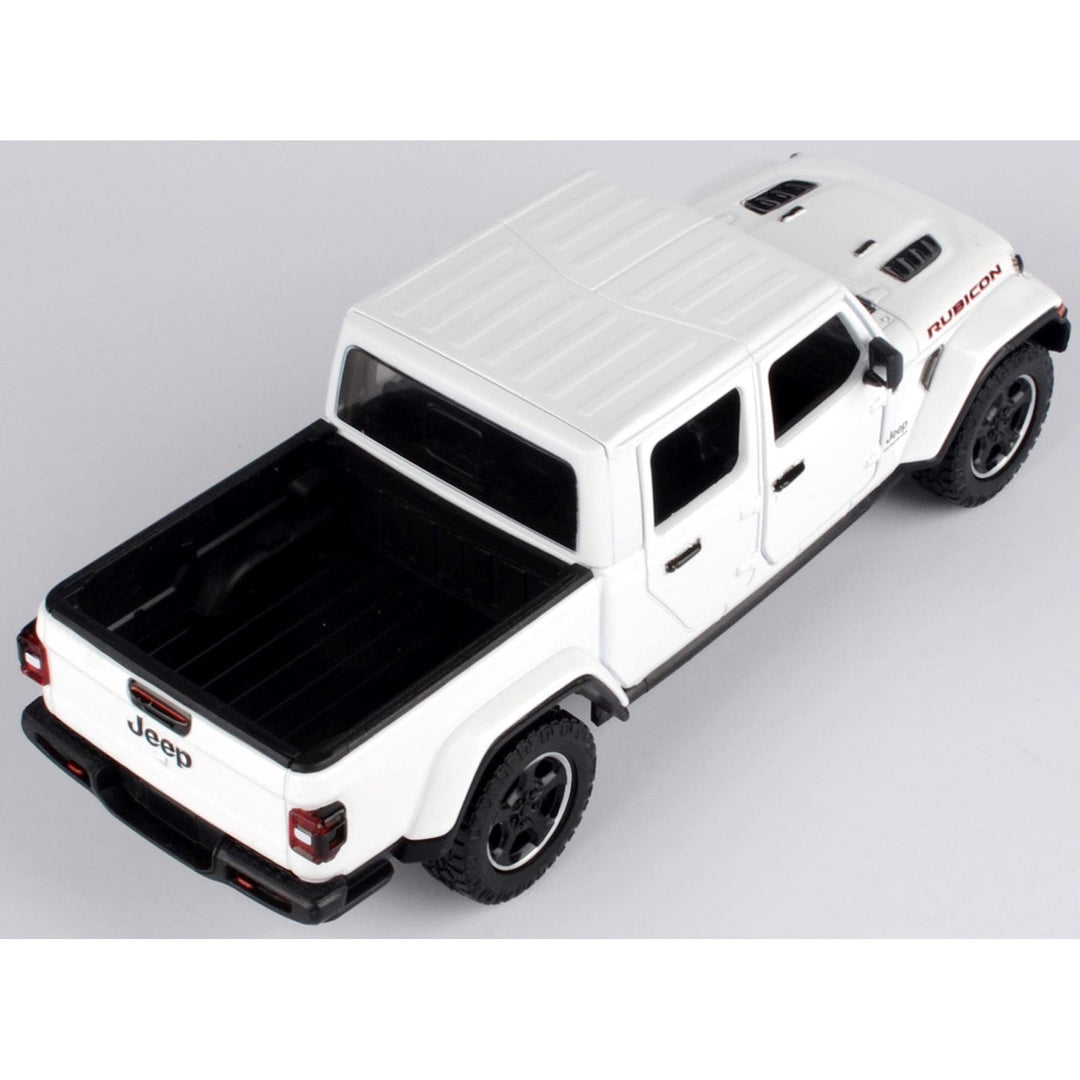 2021 Gladiator Rubicon (Closed Top) Pickup Truck White 1/24-1/27 Diecast Model Car 79368