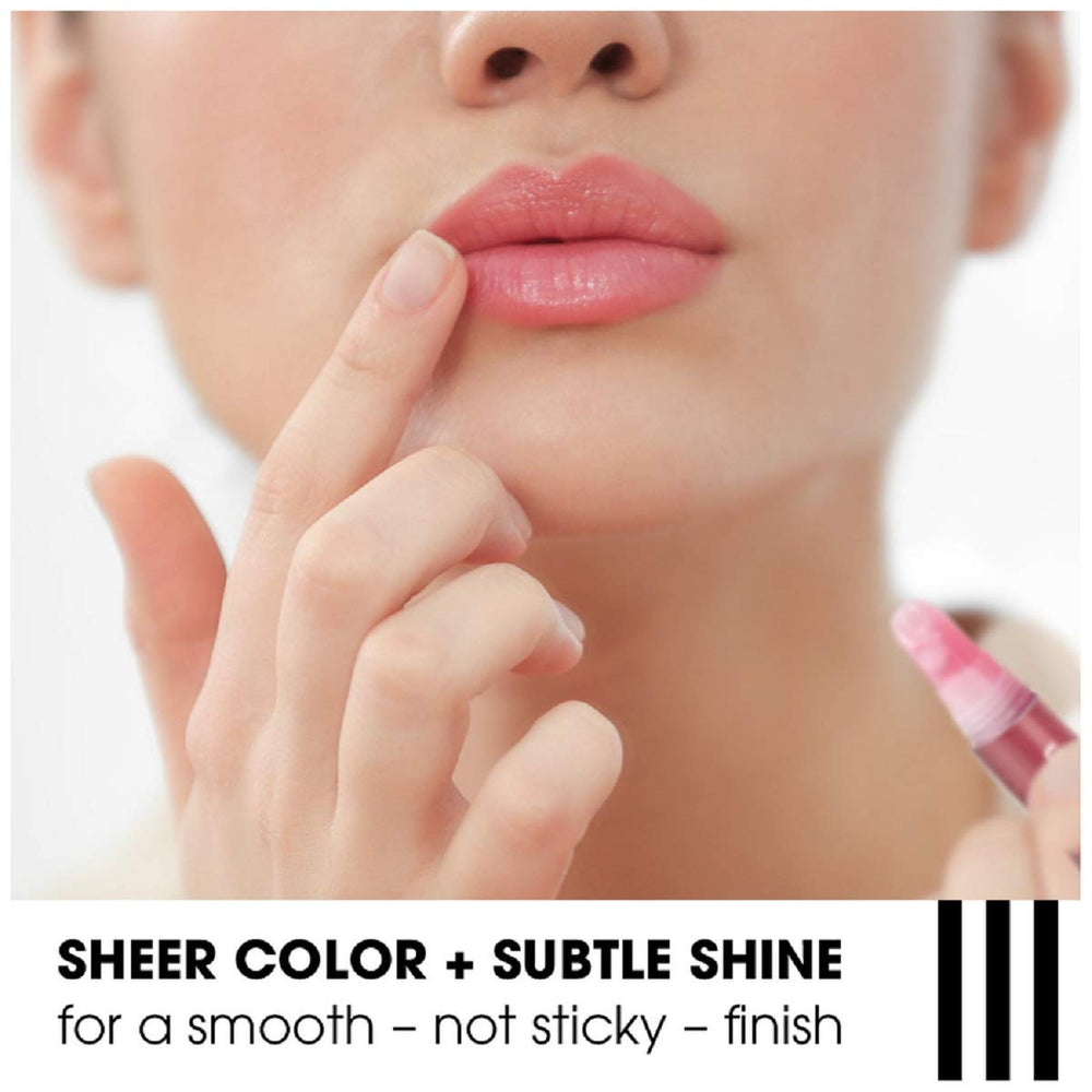 Subtle Pink: Total Hydration Vitamin Enriched Tinted Lip Oil (Subtle Pink, 1 Tube), Vitamin C, Vitamin E, Contains Omega 3 6 9, 0.24 Ounce