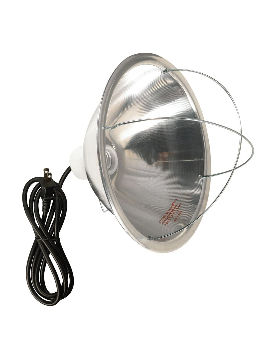 0167 167 Brooder Clamp Lamp with Bulb Guard, 10.5 Inch, 0
