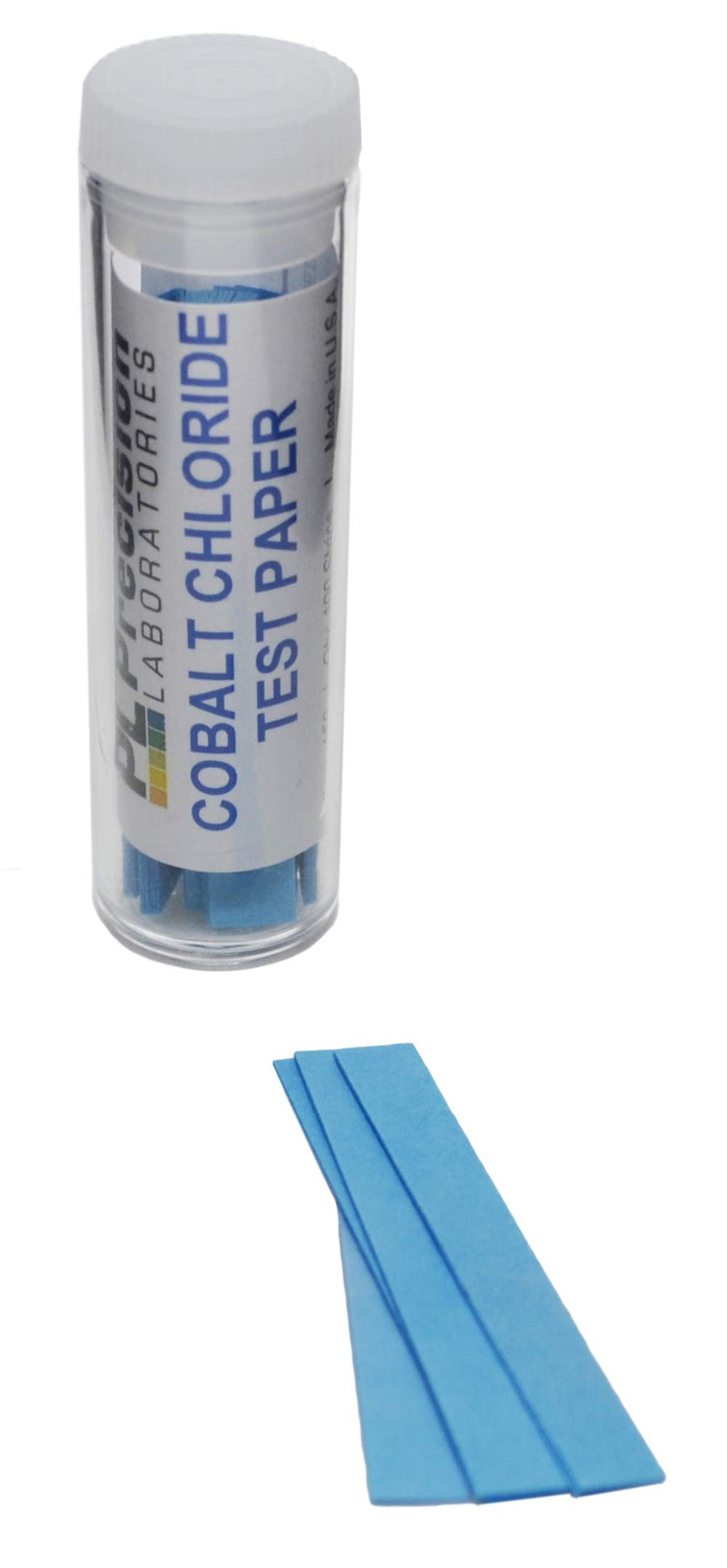 100PK Cobalt Chloride Test Papers for Testing Water Presence & Humidity